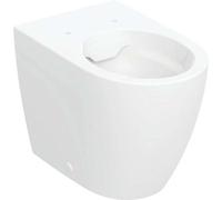 Geberit iCon WC au sol, à fond creux, sans rinçage, fixation masquée, 502382008, Couleur: Blanc, avec KeraTect - CM