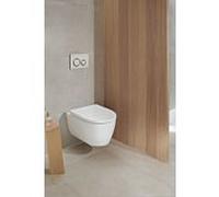 Geberit iCon WC set de lavage mural WC 501664008 36x53cm, forme fermée, sans rebord, avec siège WC , blanc KeraTect
