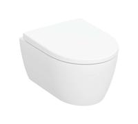 Geberit iCon - WC suspendu avec abattant SoftClose, Rimfree, blanc mat 502.381.JT.1