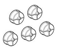 Geberit Jeu de tamis à impuretés pour électrovanne 599064000 pour commande d'urinoir type 500