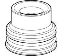 Geberit joint 242773001 pour sortie avec tuyau blindé