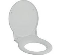 Geberit Joly WC siège 571005068 pergamon, avec couvercle, charnières chromées, avec mécanisme de fermeture amortie