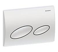 Geberit Kappa 20 plaque de commande 115228461 chrome satiné, double chasse