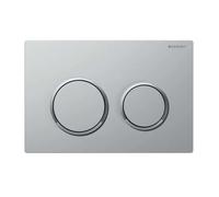Geberit Kappa21 - Plaque de déclenchement, chrome mat / chrome brillant 115.240.KN.1