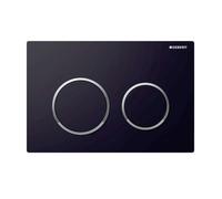 Geberit Kappa21 - Plaque de déclenchement, noir / chrome brillant 115.240.KM.1