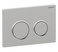 Geberit Plaque de déclenchement Kappa21 double chasse 115.240.KN.1 chrome mat / chrome brillant