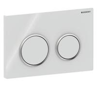 Geberit Kappa 21 plat de chasse 115240KJ1 blanc / chrome brillant