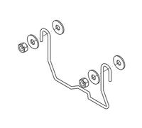 Geberit Kerafix Set de fixation pour cache-siphon, 551062000,