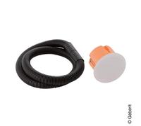 Geberit Kit de gros-œuvre, commande de WC Geberit avec rinçage mécanique, barre d'appui rabattable, 241154001,