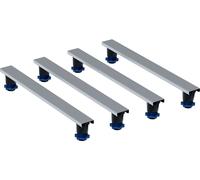 Geberit Jeu pieds & traverses pour receveur résine de pierre ≥140 cm régl. 9–21 cm 554.956.00.2