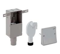 Geberit - Kit de siphon à encastrer pour appareils, avec un raccord, boîtier à encastrer et plaque de fermeture 152.232.00.1