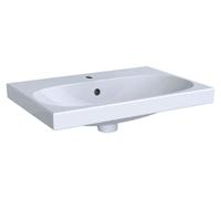 Geberit lavabo Acanto Compact avec trou de robinetterie et trop-plein 600x420 mm blanc alpin