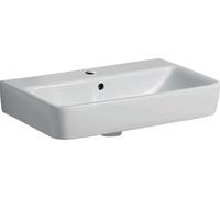 Geberit lavabo Renova Compact avec trou pour robinetterie, avec cuvette 600x370mm blanc