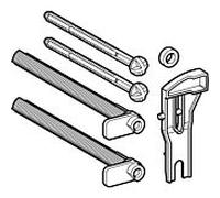 Geberit leviers match0 241465001 pour plaque de commande Delta 20, rinçage en 2 quantités