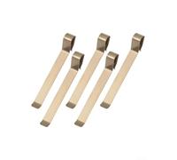 Geberit Lot de 5 couvercles de plaque de poussée à ressort en métal pour systèmes de chasse Geberit 813514001 Pièces de rechange