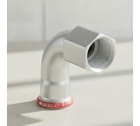 Geberit Mapress Acier C Coude de raccordement 90° avec filetage intérieur, DN 15