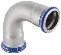 Geberit mapress acier inox - Courbe 90 °F/F diamètre 18 mm inoxydable