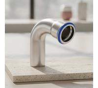Geberit Mapress Acier inoxydable Coude avec extrémité à emboîter, DN 65, dø 76.1