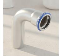 Geberit Mapress acier inoxydable Coude avec extrémité à emboîter, DN 65, dø 76.1