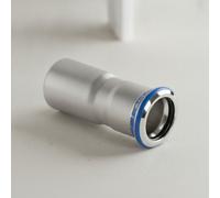 Geberit GE Mapress, acier inoxydable, réducteur avec extrémité enfichable, d88,9 x 76,1 mm, 1 pièce.