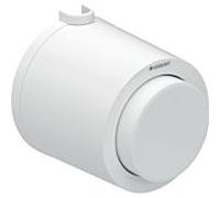 Geberit match0 116046111 pneumatique, pour rinçage 2000 , poignée en saillie, plastique, blanc -alpin