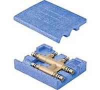 Geberit Mepla tee de croisement 611319005 Ø 16x16x16mm, avec boîtier isolant