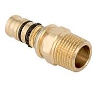 Geberit Mepla transition 603537005 Ø 26mmxR 1, bronze à canon, avec AG