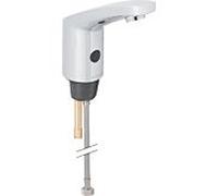 Geberit mitigeur lavabo HyTronic 185 116235211 chromé , fonctionnement IR / batterie, eau froide / mixte