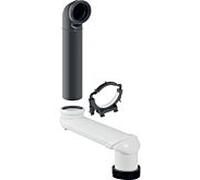 Geberit Monolith Arche décalée 131088291 grise, Ø 90 mm, pour mur- WC