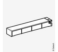 Geberit Monolith Couvercle de réservoir de chasse pour module sanitaire WC Monolith, 243440TA1,