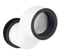 Geberit Kit de raccordement 131108111 blanc pour WC suspendus à plusieurs niveaux 7 cm Ø 90 mm