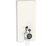Geberit Monolith stand WC module 131003JL5 hauteur 101cm, façade en verre gris sable, côté aluminium