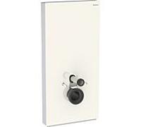 Geberit Monolith mur WC module 131222JL5 hauteur 101cm, façade en verre gris sable, côté aluminium