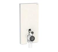 Geberit Monolith stand WC module 131003JL5 hauteur 101cm, façade en verre gris sable, côté aluminium