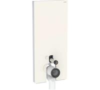 Geberit Monolith stand WC module 131033JL5 hauteur 114cm, façade en verre gris sable, côté aluminium