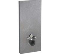 Geberit Module WC suspendu Monolith 131.031.00.5 114 cm façade ardoise côté alu chromé noir