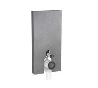 Geberit Monolith - Panneau sanitaire pour WC à poser, 101 cm, alimentation latérale, aspect béton 131.003.JV.5