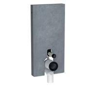 Geberit Monolith - Panneau sanitaire pour WC à poser, 101 cm, alimentation par le dessous, aspect ardoise 131.002.00.5