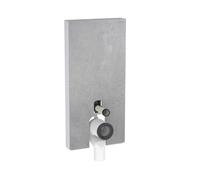 Geberit Monolith - Panneau sanitaire pour WC à poser, 101 cm, alimentation par le dessous, aspect béton 131.002.JV.5