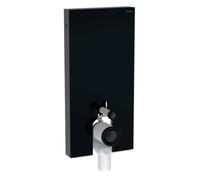 Geberit Monolith - Panneau sanitaire pour WC à poser, 101 cm, alimentation par le dessous, noir 131.002.SJ.6