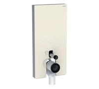 Geberit Monolith - Panneau sanitaire pour WC à poser, 101 cm, alimentation par le dessous, sable gris 131.002.JL.5