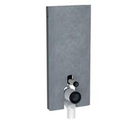 Geberit Monolith - Panneau sanitaire pour WC à poser, 114 cm, alimentation par le dessous, aspect ardoise 131.033.00.5