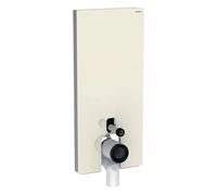 Geberit Monolith - Panneau sanitaire pour WC à poser, 114 cm, alimentation par le dessous, sable gris 131.033.JL.5