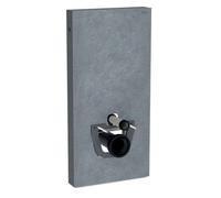 Geberit Monolith - Panneau sanitaire pour WC suspendu, 101 cm, alimentation latérale, aspect ardoise 131.022.00.5
