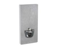 Geberit Monolith - Panneau sanitaire pour WC suspendu, 101 cm, alimentation latérale, aspect béton 131.022.JV.5