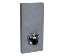 Geberit Monolith - Panneau sanitaire pour WC suspendu, 101 cm, alimentation par le dessous, aspect ardoise 131.021.00.5