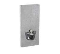 Geberit Monolith - Panneau sanitaire pour WC suspendu, 101 cm, alimentation par le dessous, aspect béton 131.021.JV.5