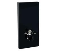 Geberit Monolith - Panneau sanitaire pour WC suspendu, 101 cm, alimentation par le dessous, noir 131.021.SJ.6