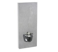Geberit Monolith - Panneau sanitaire pour WC suspendu, 114 cm, alimentation par le dessous, aspect béton 131.031.JV.5