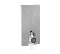 Geberit Monolith Plus - Module sanitaire pour WC au sol, 101 cm, alimentation d’eau par le bas, aspect béton 131.202.JV.7